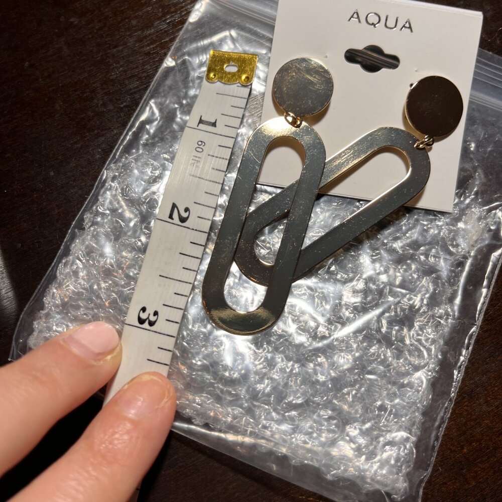 Drop Earrings (Geometric) by Aqua New in Packaging‎ - Picture 11 of 11